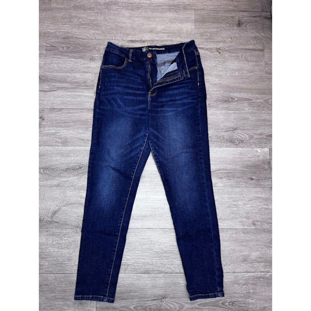 High Rise Skinny Jeans Dark Wash Stretch Denim Womens Size 13 - Picture 5 of 5